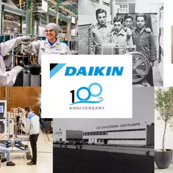 Daikin - 100 years of technological innovation and effective solutions for air conditioning and refrigeration systems!
