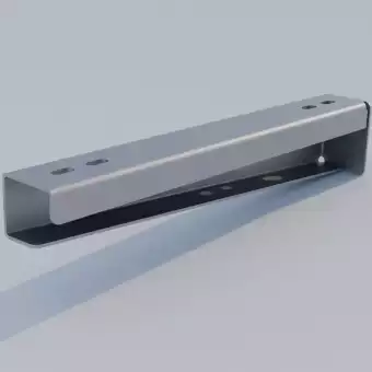 Horizontal bracket for cable grill