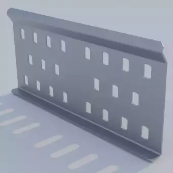 Longitudinal connector for cable grill